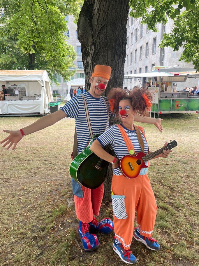 Mit Clowni Schorsch